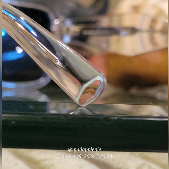 Tiffany & Co. TF4204 Sunglasses Square Clear Studded Luxury Designer MA#708 - Picture 13 of 17